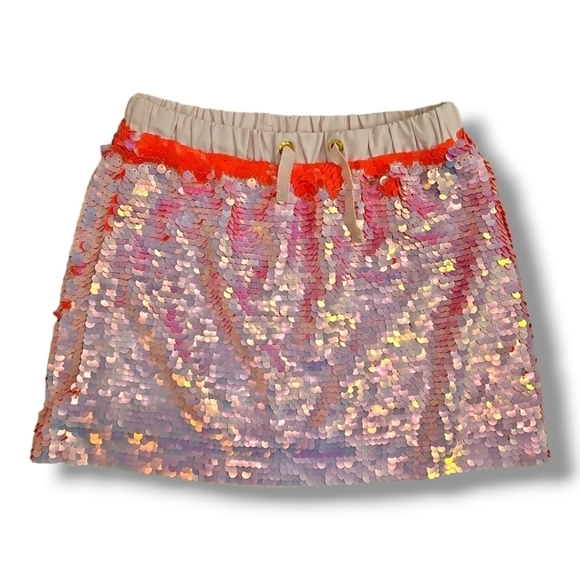 J. Crew Crewcuts Mermaid Sequin Drawstring Skirt - Size 4/5 - Picture 1 of 8